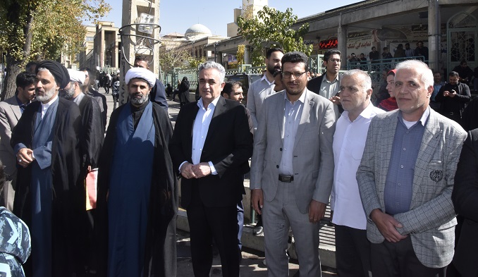 حضور دانشگاهیان دانشگاه شهرکرد در راهپیمایی ۱۳ آبان